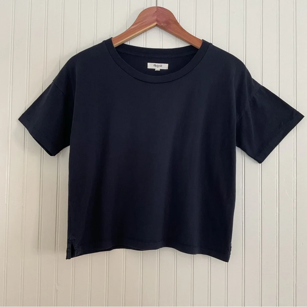 Madewell Women’s Crop Tee Black